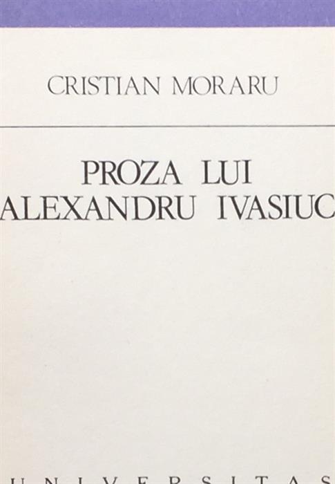 Proza lui Alexandru Ivasiuc