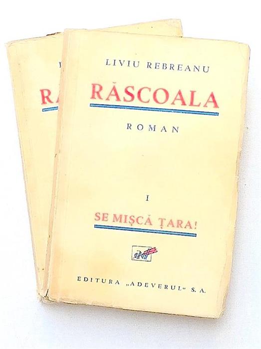 Rascoala vol. 1+2 prima editie, 1932