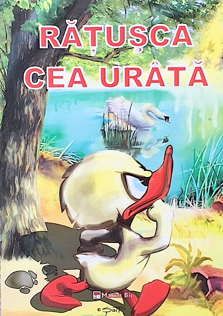 Ratusca cea urata - carte de colorat