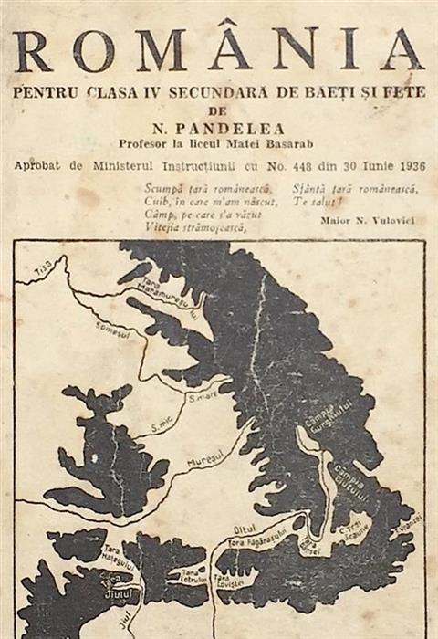 Romania. [Manual scolar] Pentru clasa IV secundara, 1937