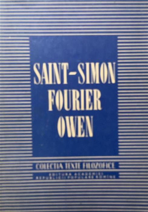 Saint-Simon. Fourier. Owen