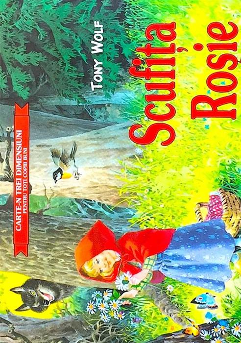 Scufita rosie - carte in 3D, pop-up