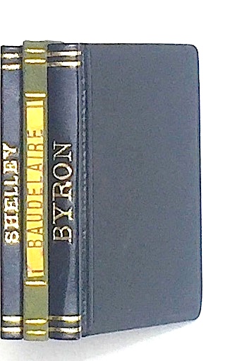 Set 3 carti poezie format liliput Shelley / Baudelaire / Byron