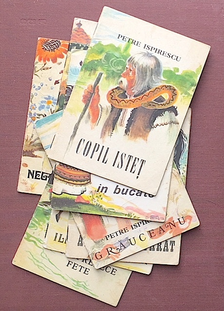 Set 8 carti: Copil istet, Sarea in bucate, Grauceanu, Aleodor Imparat, Ileana-Samziana, Tinerete fara batranete... [cu ilustratii de Coca Cretoiu-Seinescu]