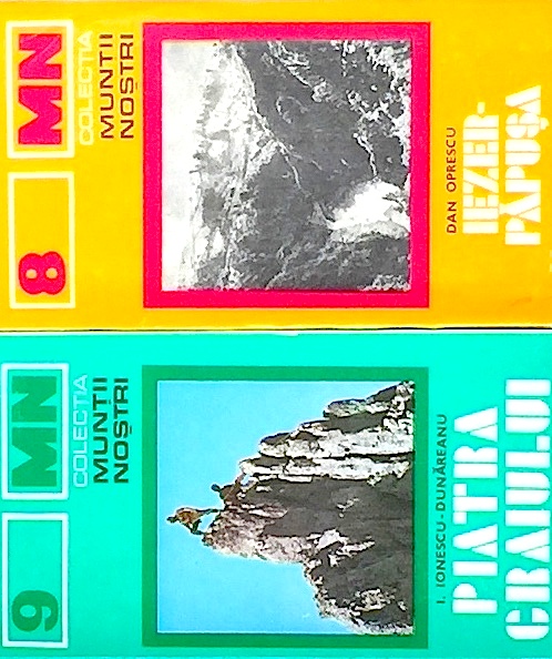 Set colectia Muntii nostri 8+9 Piatra Craiului+Iezer-Papusa