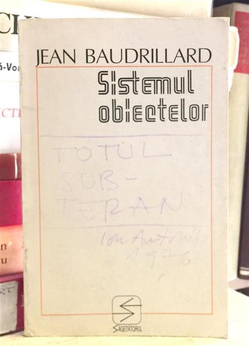 Sistemul obiectelor