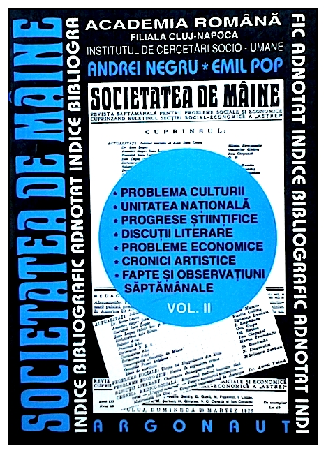 Societatea de maine- indice bibliografic adnotat- vol. 2