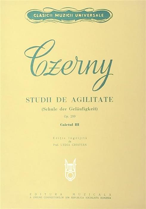 Studii de agilitate Caietul III - partitura muzicala