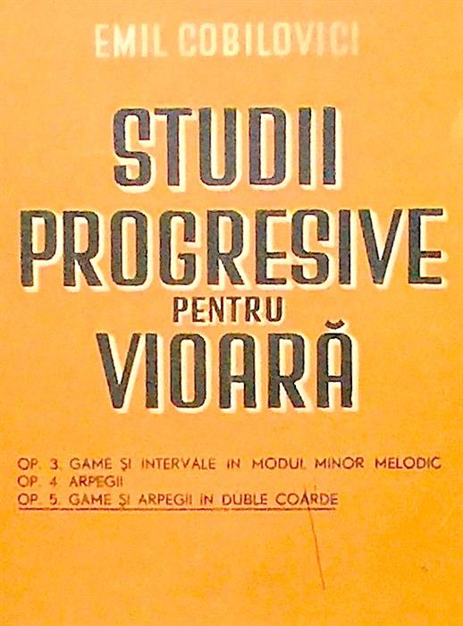 Studii progresive pentru vioara