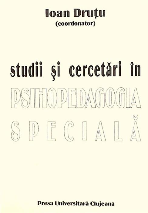 Studii si cercetari de psihopedagogie speciala