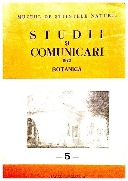 Studii si comunicari,1972,Botanica nr. 5