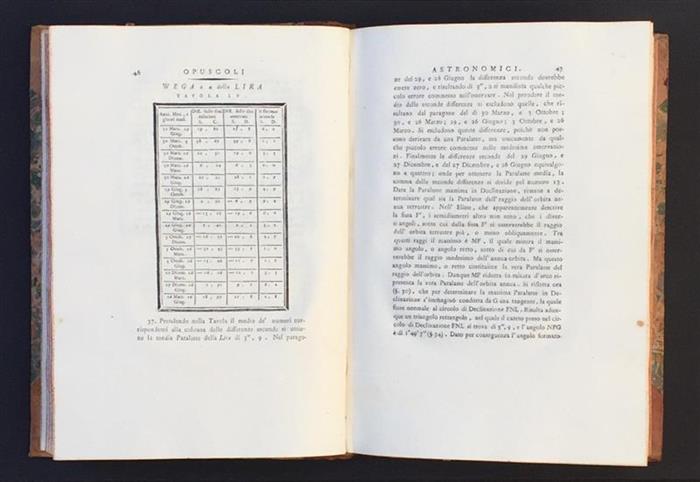The First Discovery of Stellar Parallax: Osservazioni e riflessioni sulla parallasse annua dell’alfa della Lira, 1806