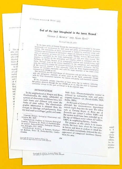 The first scientific papers concerning the actual Global Cooling: The End of the Present Interglacial (1972) …