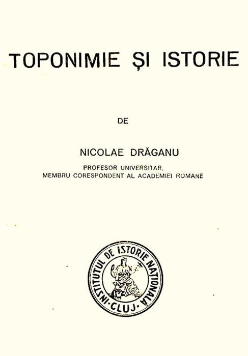 Toponimie si istorie