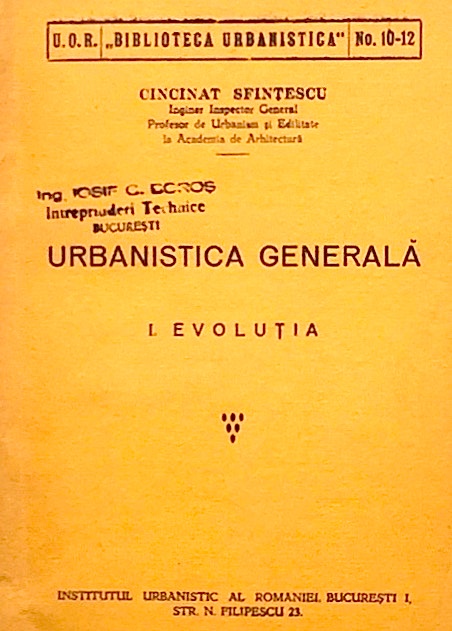 Urbanistica generala. Evolutia