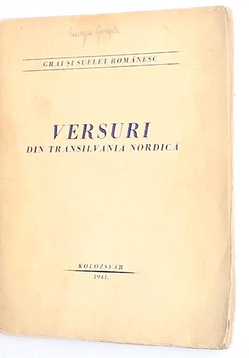 Versuri din Transilvania Nordica