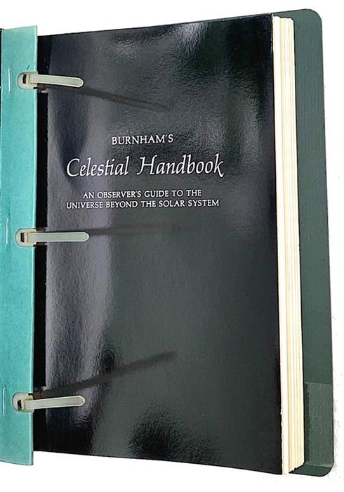 Very rare first edition, original, self-published in loose-leaf format 1966, Flagstaff, Arizona: Burnham's Celestial Handbook