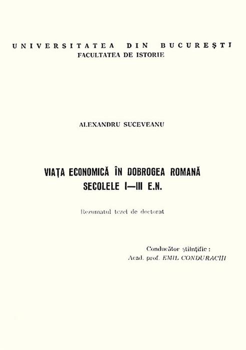 Viata economica in Dobrogea romana secolele I-III e. n.