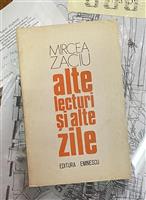 Alte lecturi si alte zile [cu dedicatia autorului pentru Augustin Buzura]