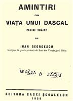 Amintiri din viata unui dascal