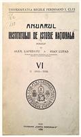 Anuarul institutului de istorie nationala VI 1931-1935