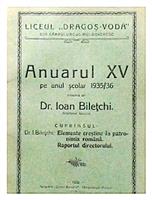 Anuarul XV pe anul scolar 1935/36