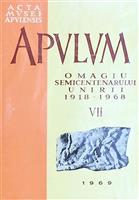 Apulum. Acta Musei Apulensis VII 1969