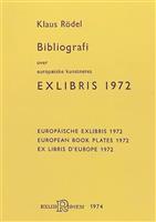 Bibliografi over europaeiske kunstneres EXLIBRIS 1972 European Bookplates
