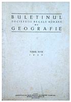 Buletinul Societatii regale romane de geografie tomul XLVIII / 1929