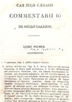 Caii Julii Caesaris Comentarii De Bello Gallico