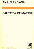 Calitatea de martor [cu dedicatia autoarei pentru Augustin Buzura]