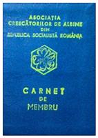 Carnet membru Asociatia Crescatorilor de Albine, 1985