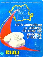 Carte de telefoane Cluj, 1970