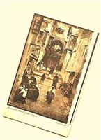 Carte postala veche / Old Postcard - Jerusalem, Street of the Chain