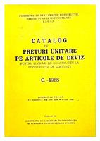 Catalog de preturi unitare pe articole de deviz - pentru lucrari de constructii