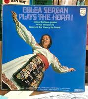 Colea Serban Plays the Hora! - disc vinil / vinyl cu dedicatie pentru celebrul antrenor de fotbal Pisti Kovacs 