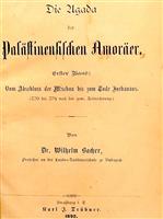 Die Agada der palestinensischen Amoraer