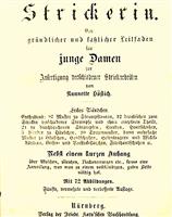 Die elegante Strickerin 1783
