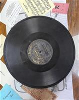 Disc patefon/gramofon: Steagul nostru (Porumbescu) - Rujita si Pac Pac (Vidu)