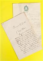 Doua scrisori trimise de faimosul artist liric Dimitrie Popovici-Bayreuth, bunului sau prieten Gheorghe Dima