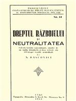 Dreptul razboiului si neutralitatea