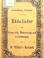 Eddalieder mit Grammatik, Ubersetzung und Erlauterungen
