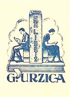 Ex Libris - G. Urzica in Rascoala/Liviu Rebreanu vol. 1+2, prima editie 1932
