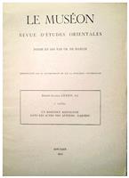 extras - revista Le Museon nr. LXXXIV 3-4 / 1971