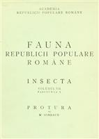 Fauna RPR Insecta vol. VII fasc. 1  Protura