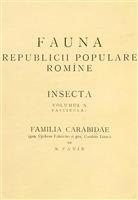 Fauna RPR Insecta vol. X fasc. 2 Familia Carabidae
