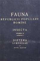 Fauna RPR Insecta vol. XI fasc. 3 Diptera Syrphidae