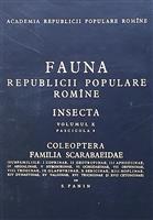 Fauna RPR vol. X fasc. 4 Coleoptera Fam. Scarabaeidae