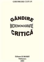 Gandire critica. Micromonografie