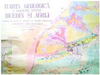 Harta geologica a regiunii dintre Huedin si Agrij